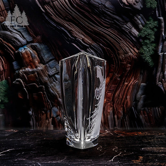 Arabian Horse Crystal Vase