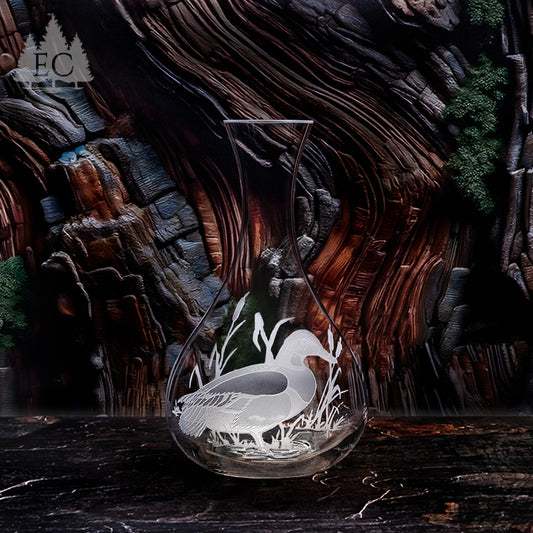 Mallard Crystal Wine Carafe