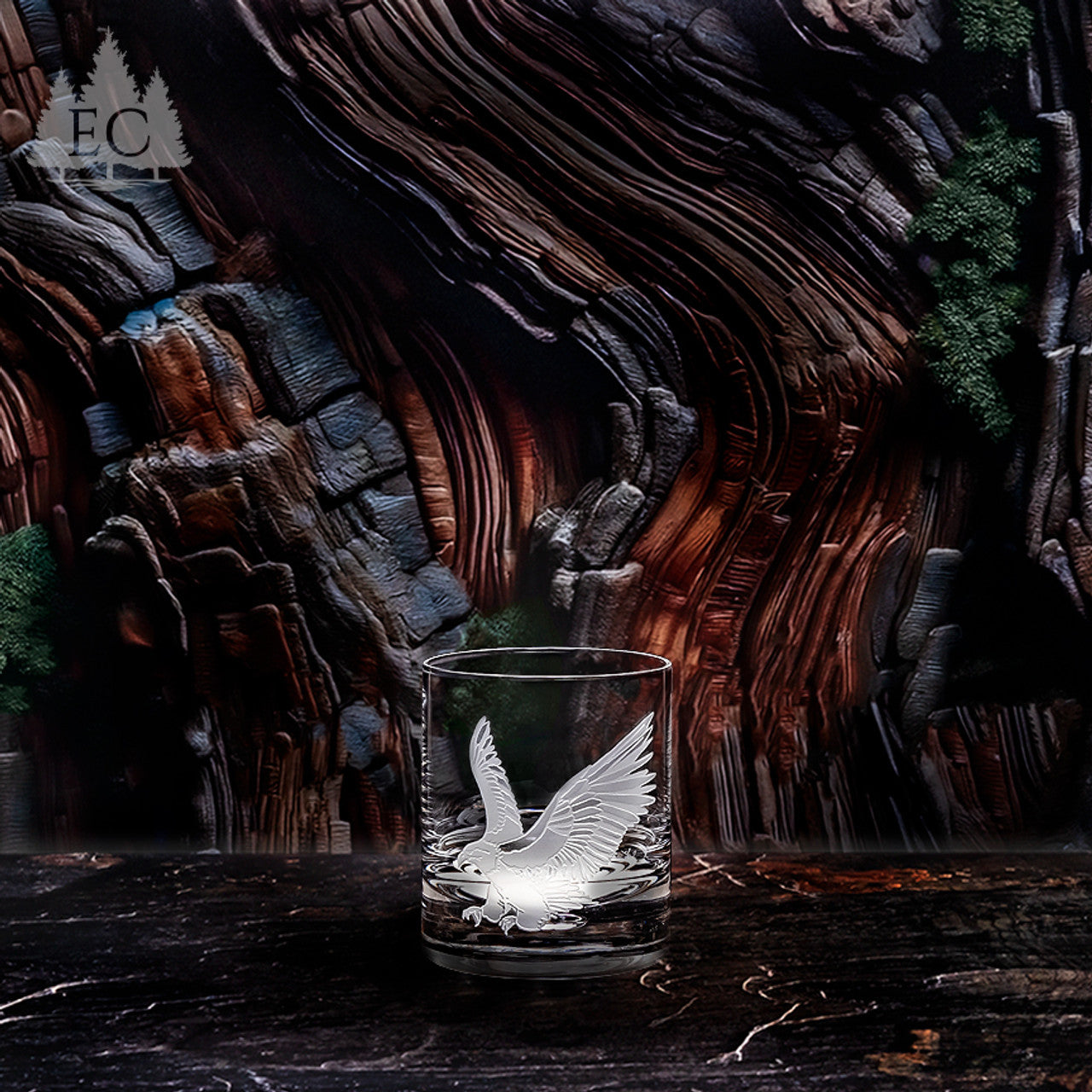 Eagle Crystal Rocks Glasses