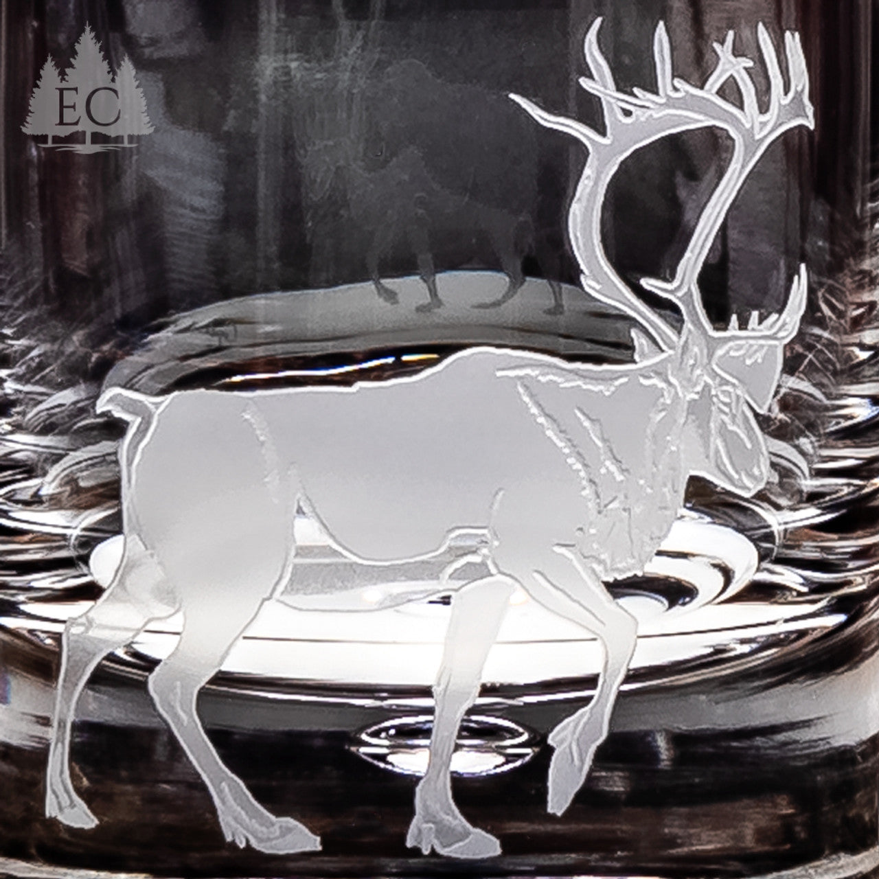 Alaskan Wildlife Crystal Rocks Glasses, Set of 4