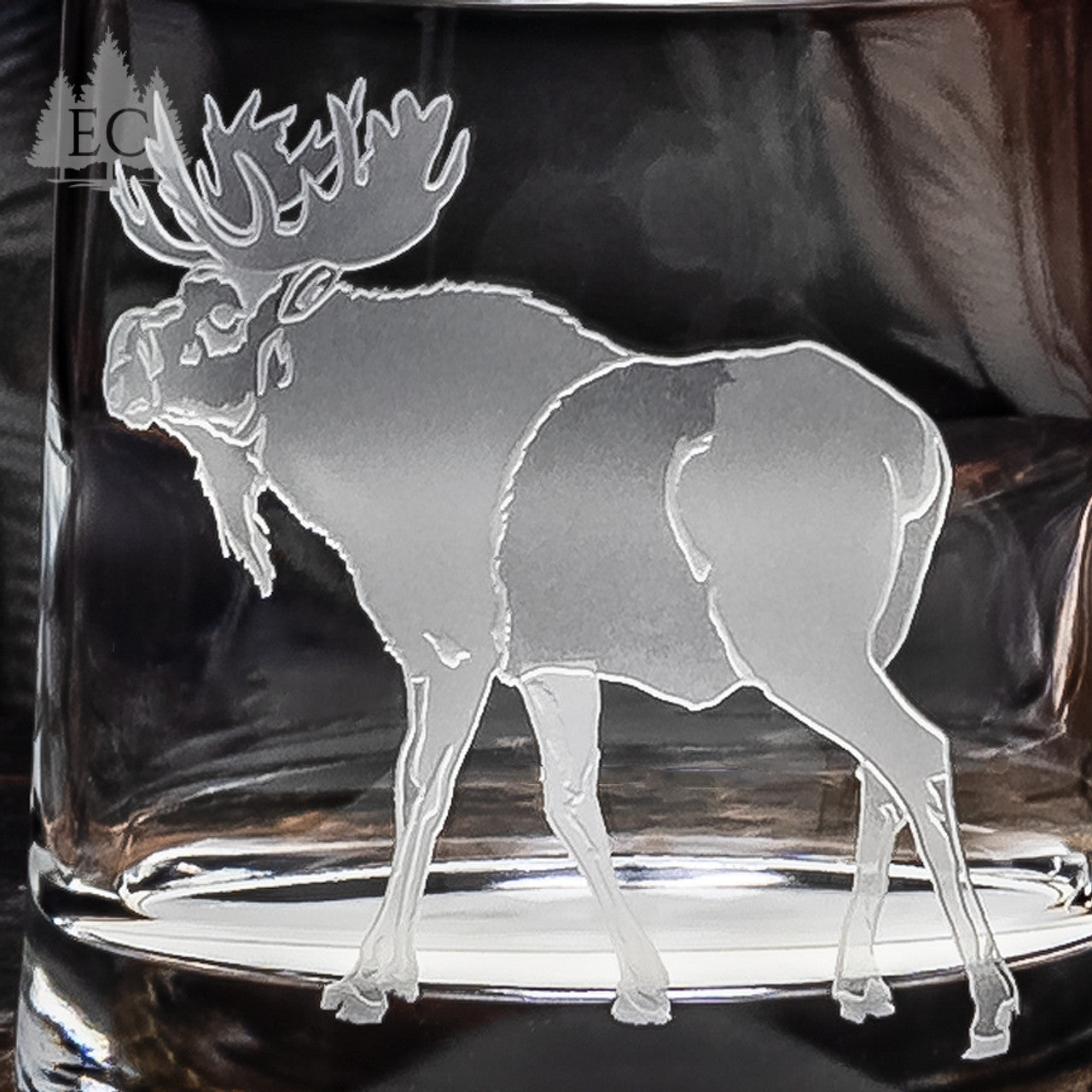 Hoofed Quartet Oval Crystal Rocks Glasses, Set of 4