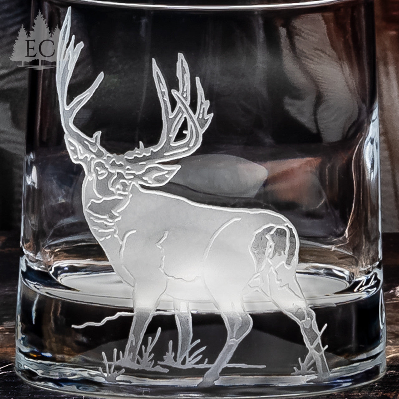 Hoofed Quartet Oval Crystal Rocks Glasses, Set of 4
