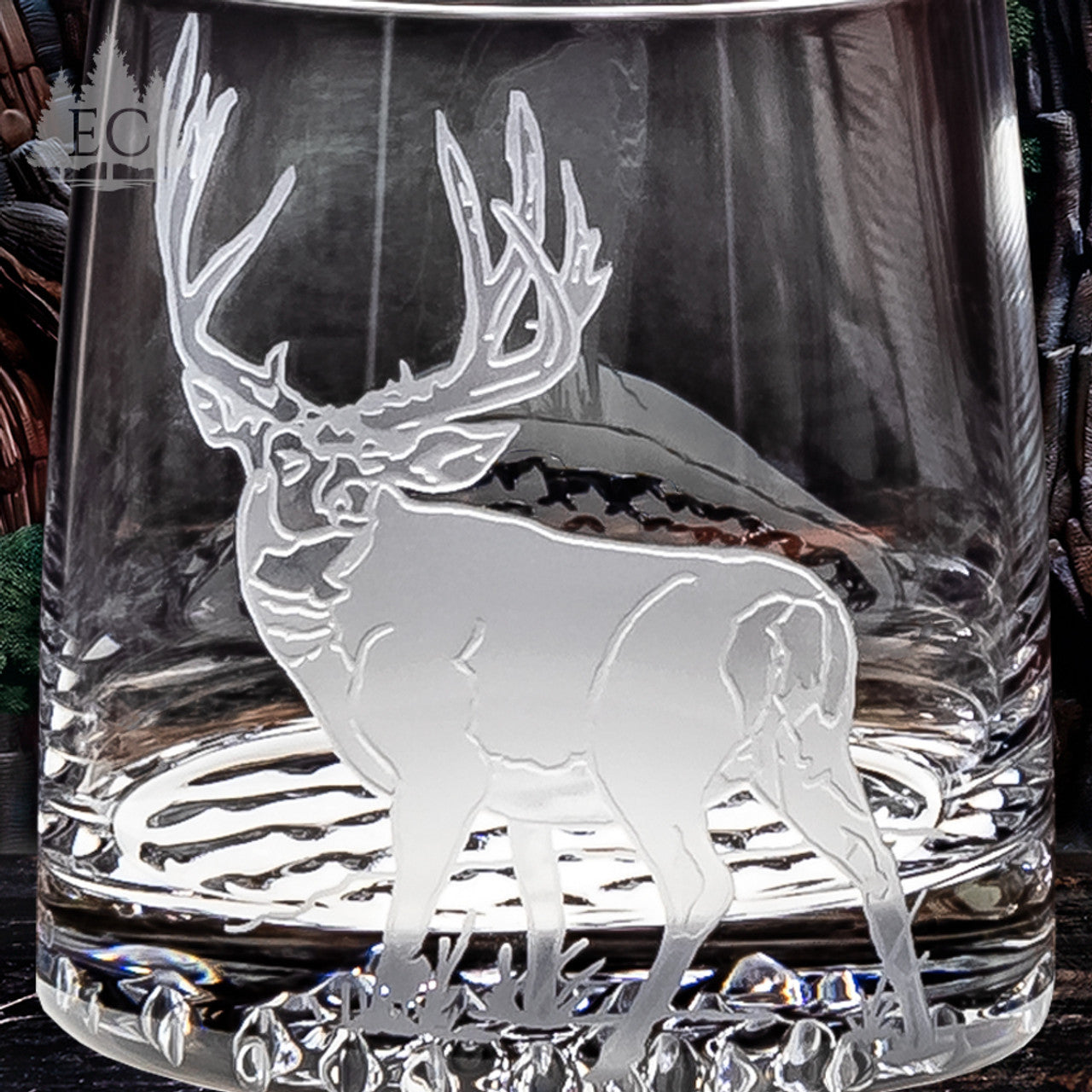 Hoofed Quartet Crystal Rocks Glasses, Set of 4