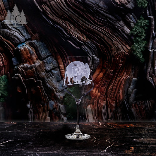 Buffalo Crystal White Wine Glasses