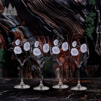 Evergreen Crystal White Wine Glass