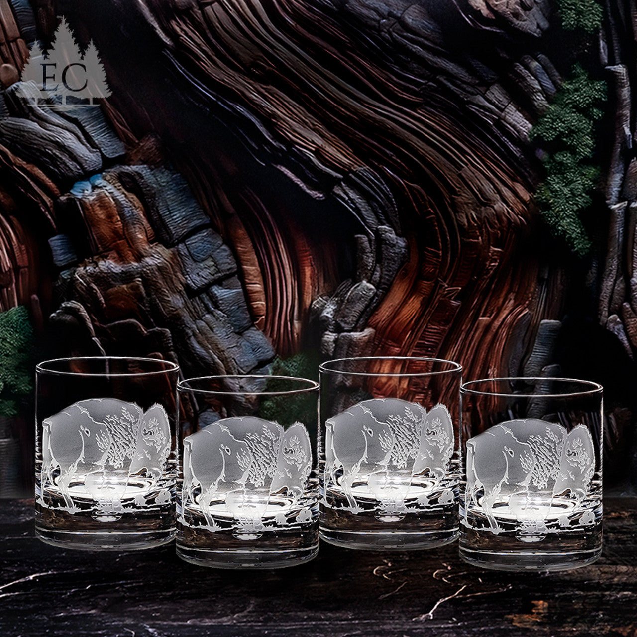 Buffalo Crystal Rocks Glasses