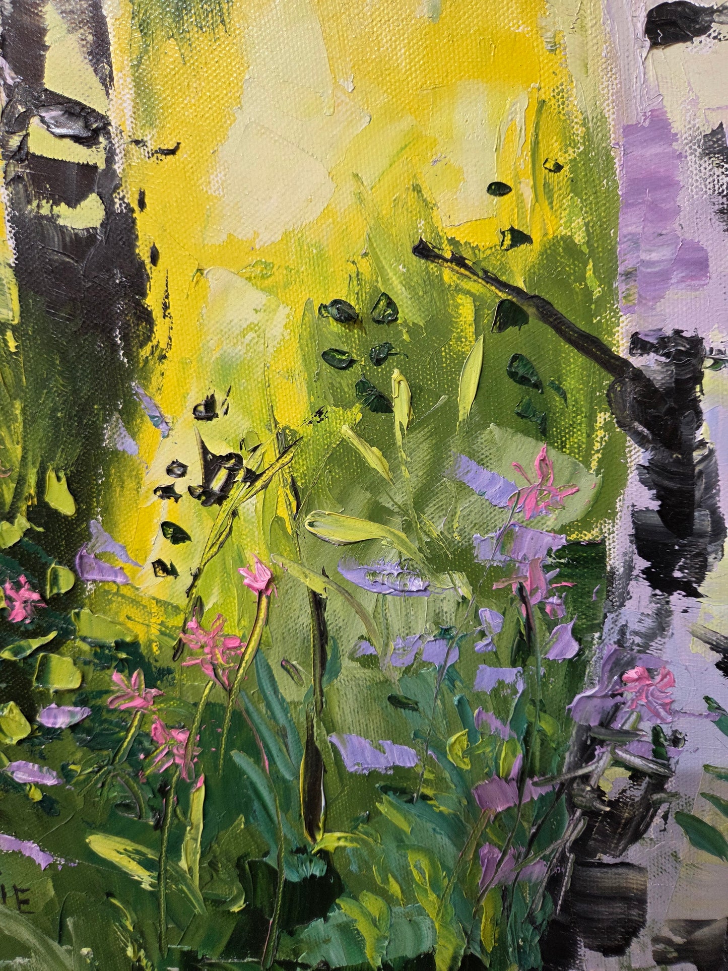 Once Upon a Meadow - Original Oil by Pixie Glore Morris