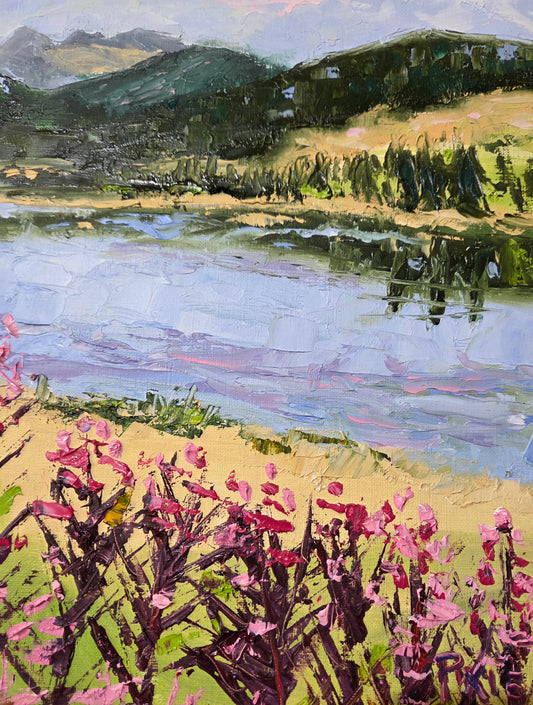 Color Splash - Original Oil Paining by Pixie Glore Morris