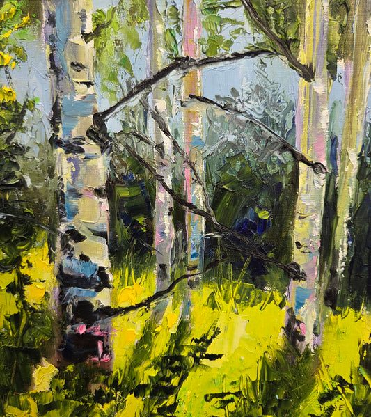 Lost In Thought - Original Oil by Pixie Glore Morris