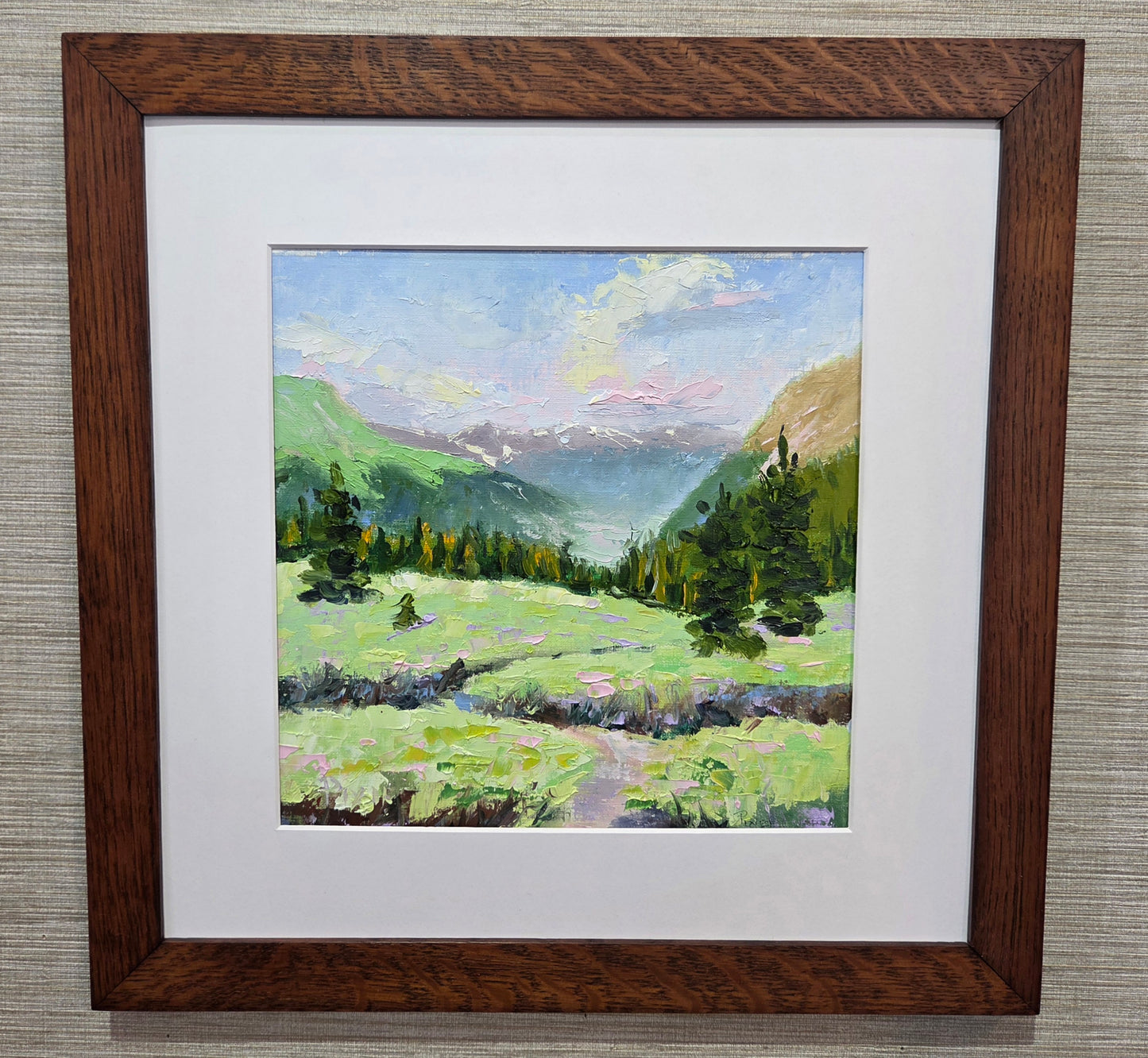 Mountain Meadow Magic - Original Oil by Pixie Glore Morris