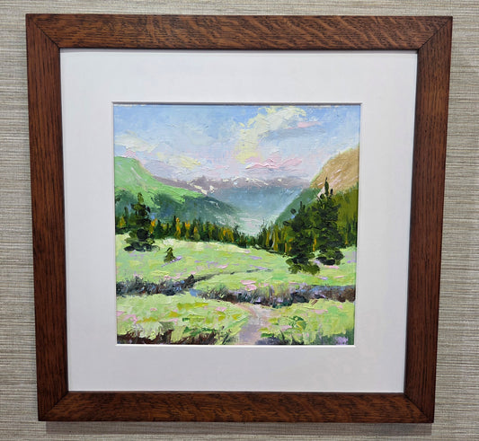 Mountain Meadow Magic - Original Oil by Pixie Glore Morris
