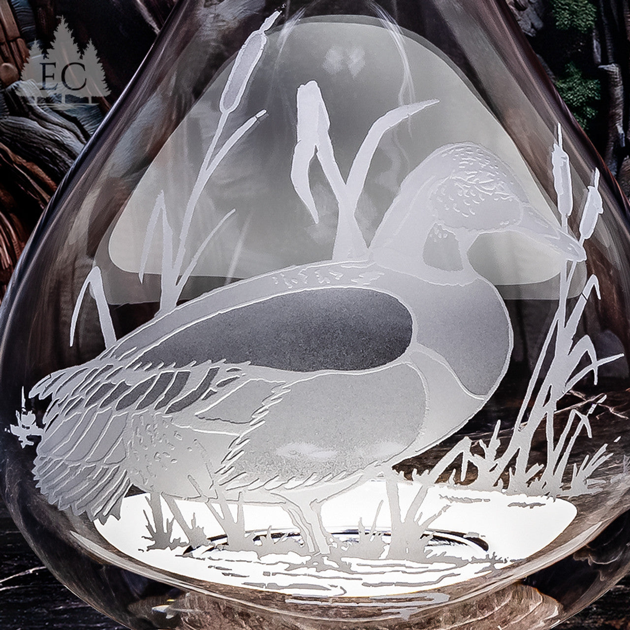 Mallard Crystal Wine Carafe