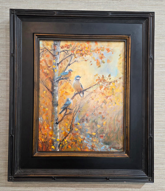 Feathered Friends - Original Oil Painting by Allen Voss